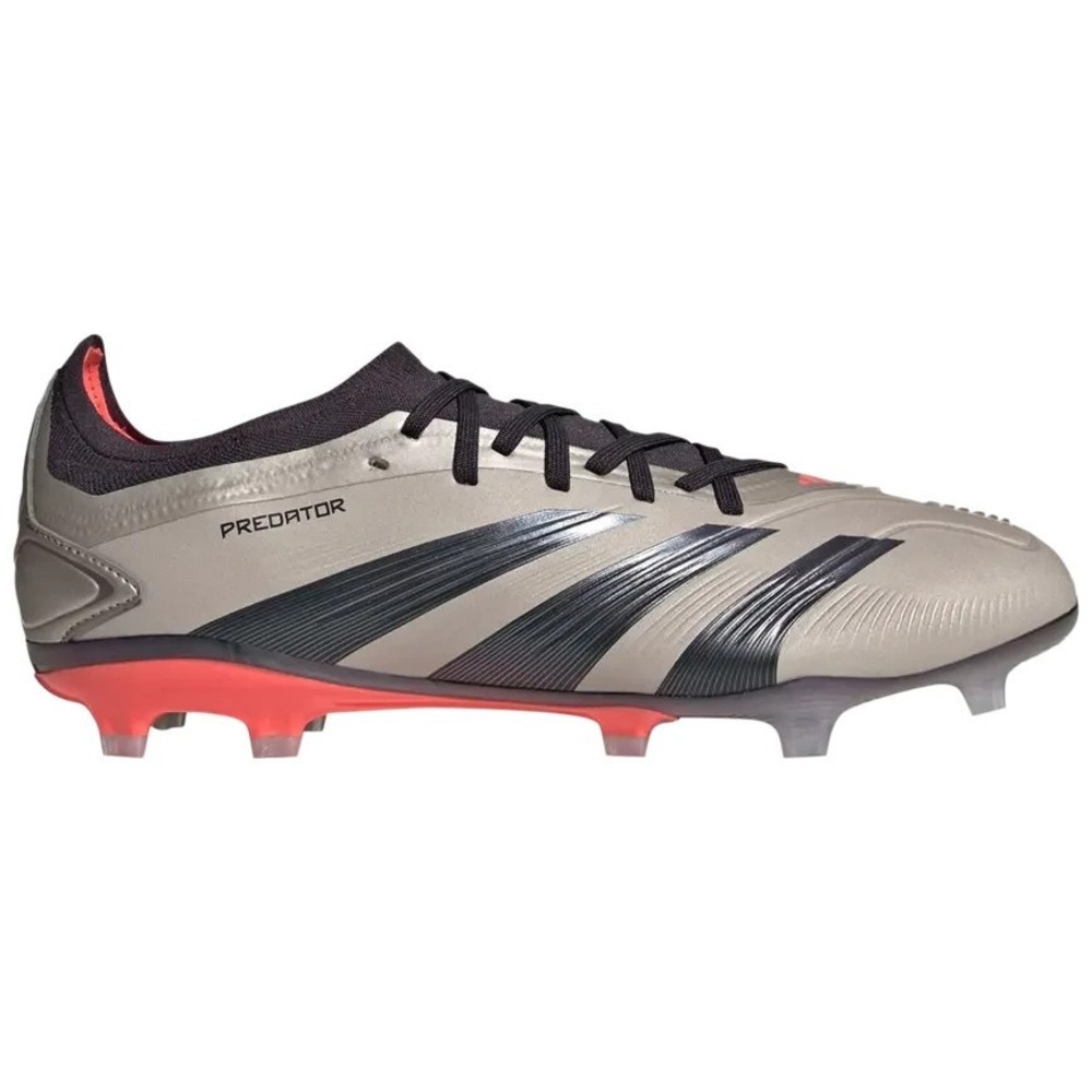 Adidas Predator 24 Pro‎ FG Mens Size 11 Grey/Black  Soccer Cleats IF6327 NEW